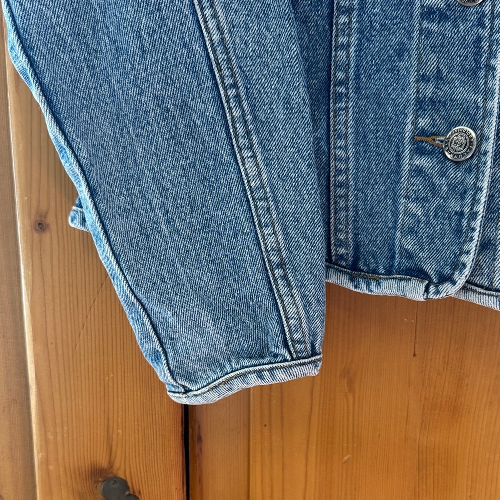 Vintage Light Wash Denim Jacket - Blue - Picture 3 of 4